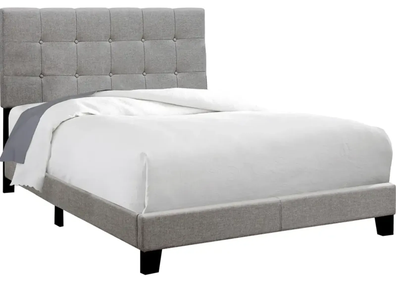 Luella Full Upholstered Bed - Gray