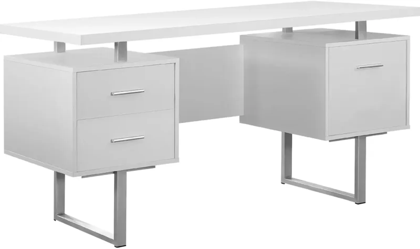 Cecelia Desk - White/Gray