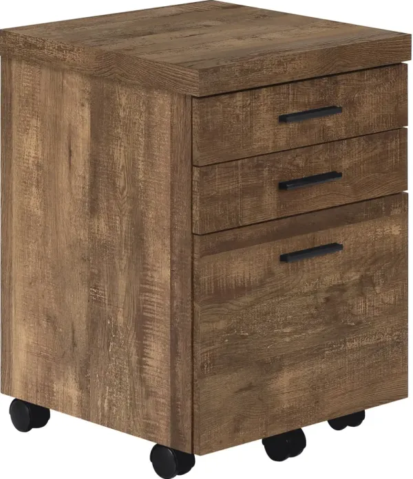 Alyx File Cabinet - Brown
