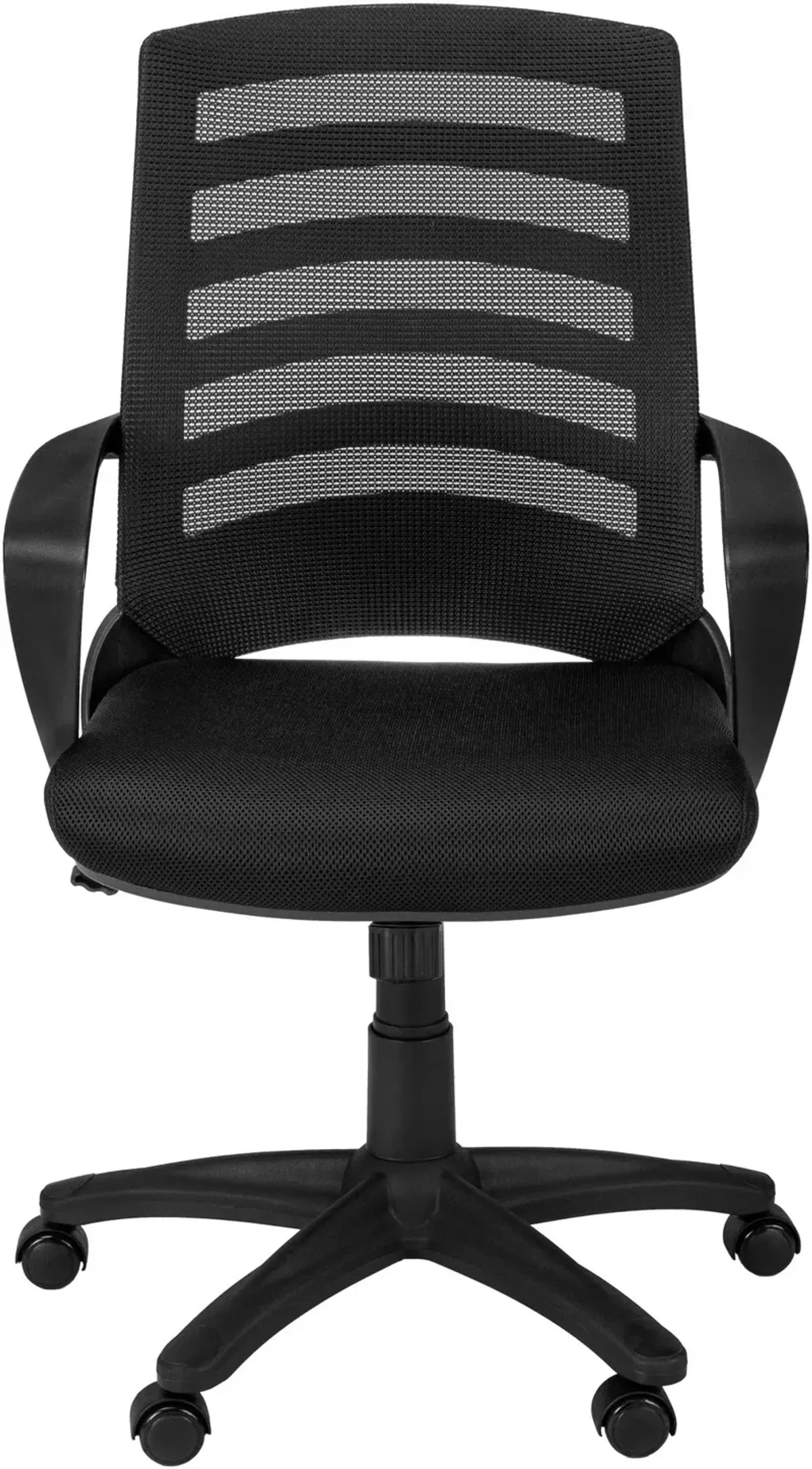 Jim Adjustable Swivel Office Chair - Black/Black