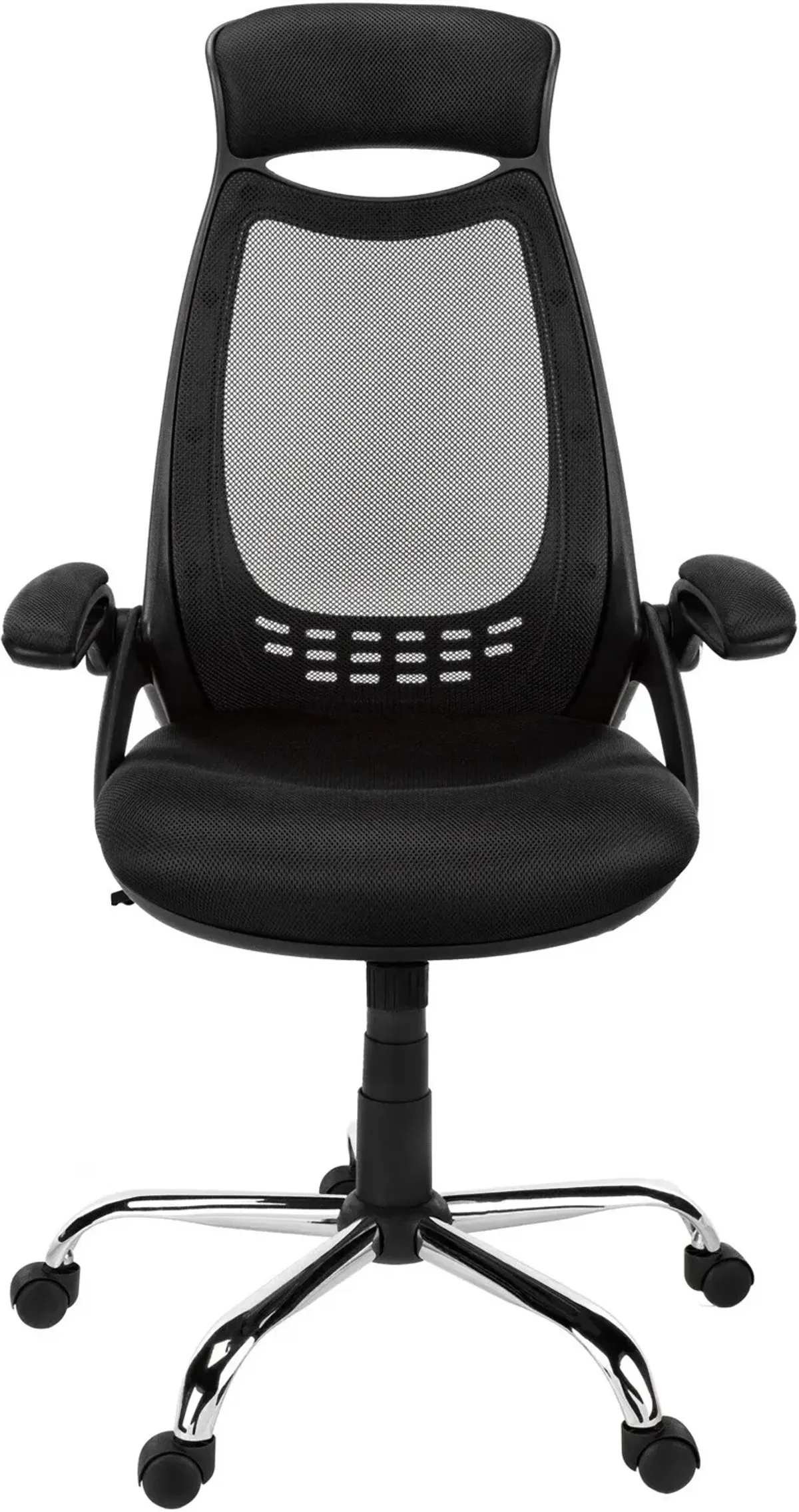 Alta Adjustable Swivel Desk Chair - Black/Black