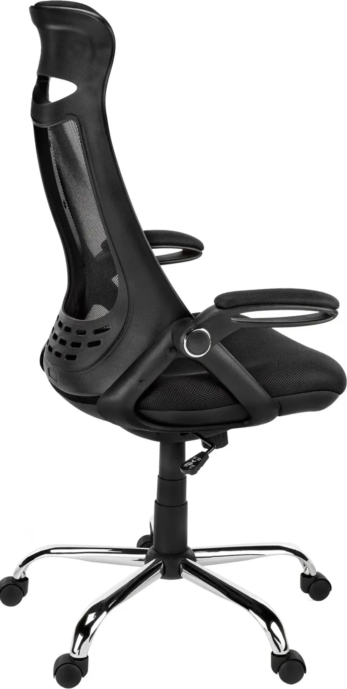 Alta Adjustable Swivel Desk Chair - Black/Black