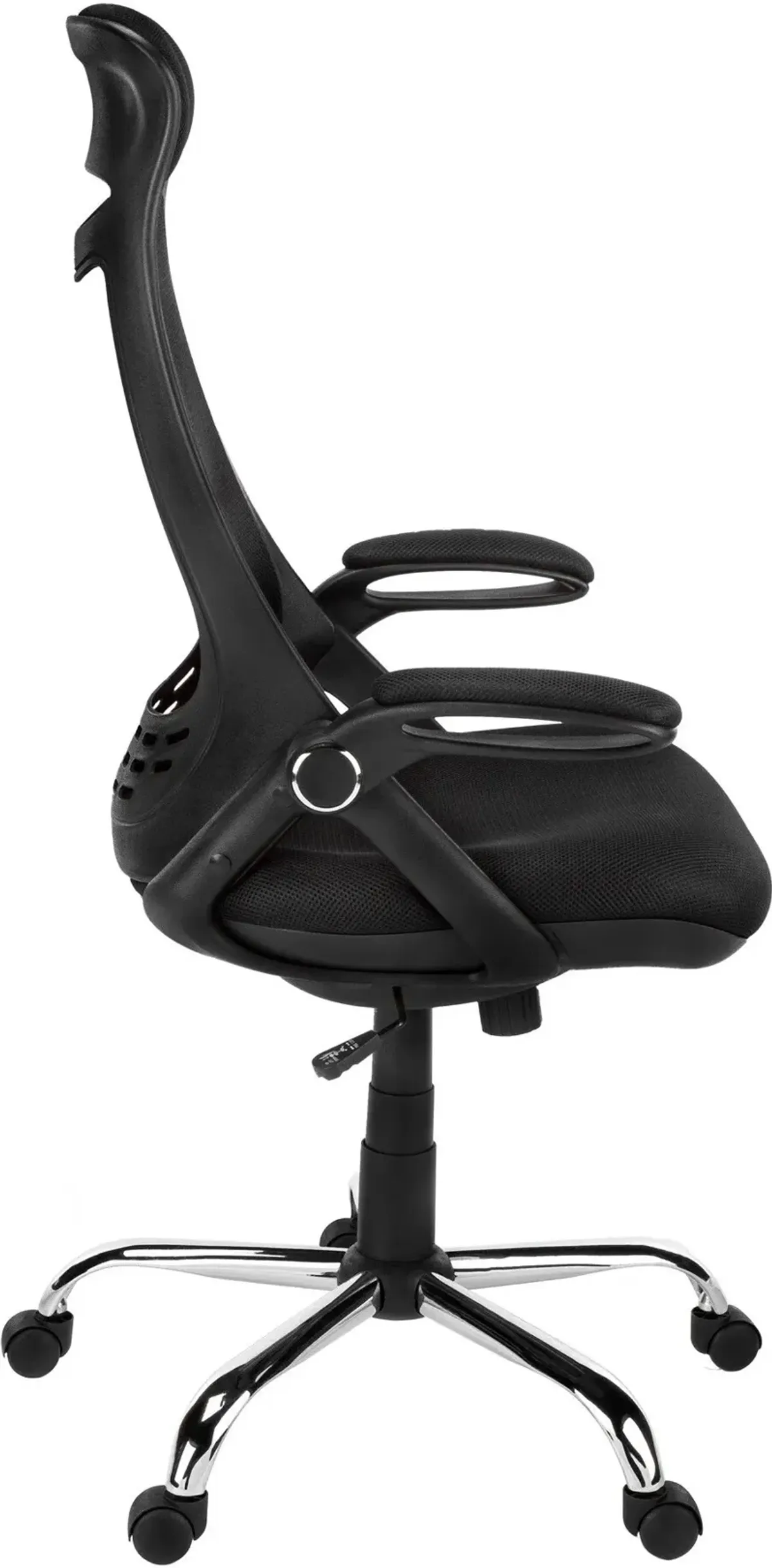 Alta Adjustable Swivel Desk Chair - Black/Black