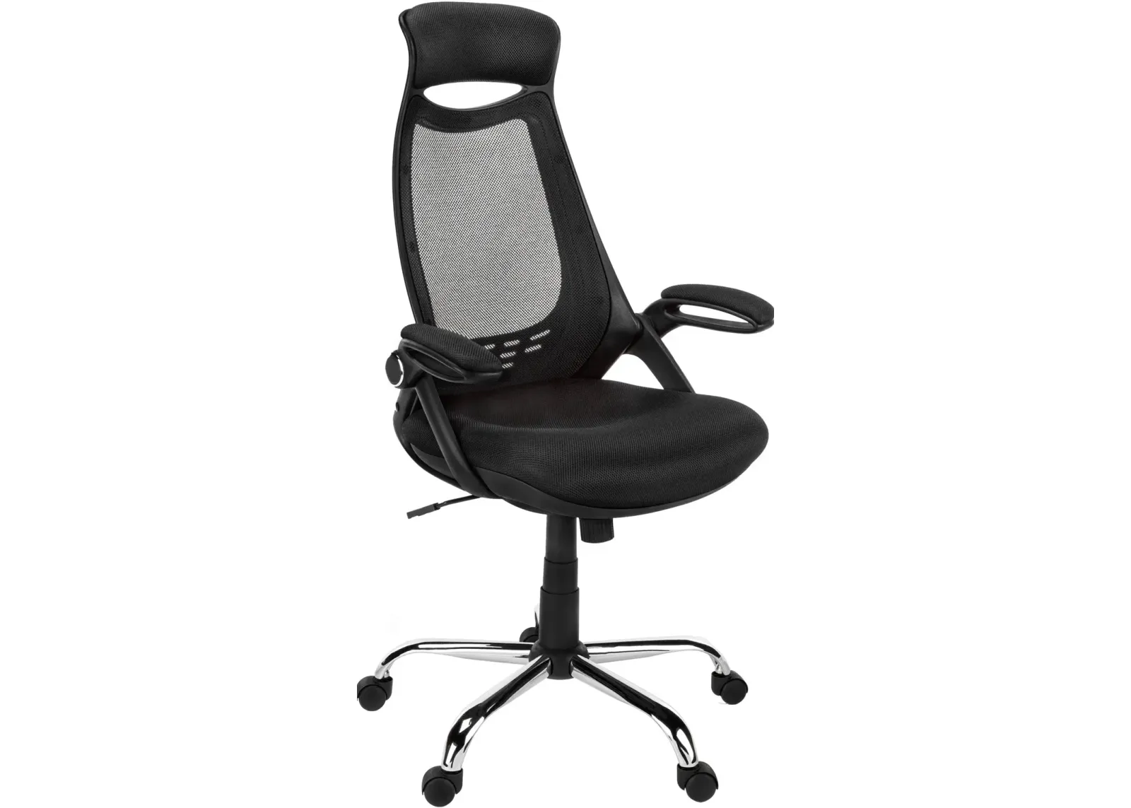 Alta Adjustable Swivel Desk Chair - Black/Black