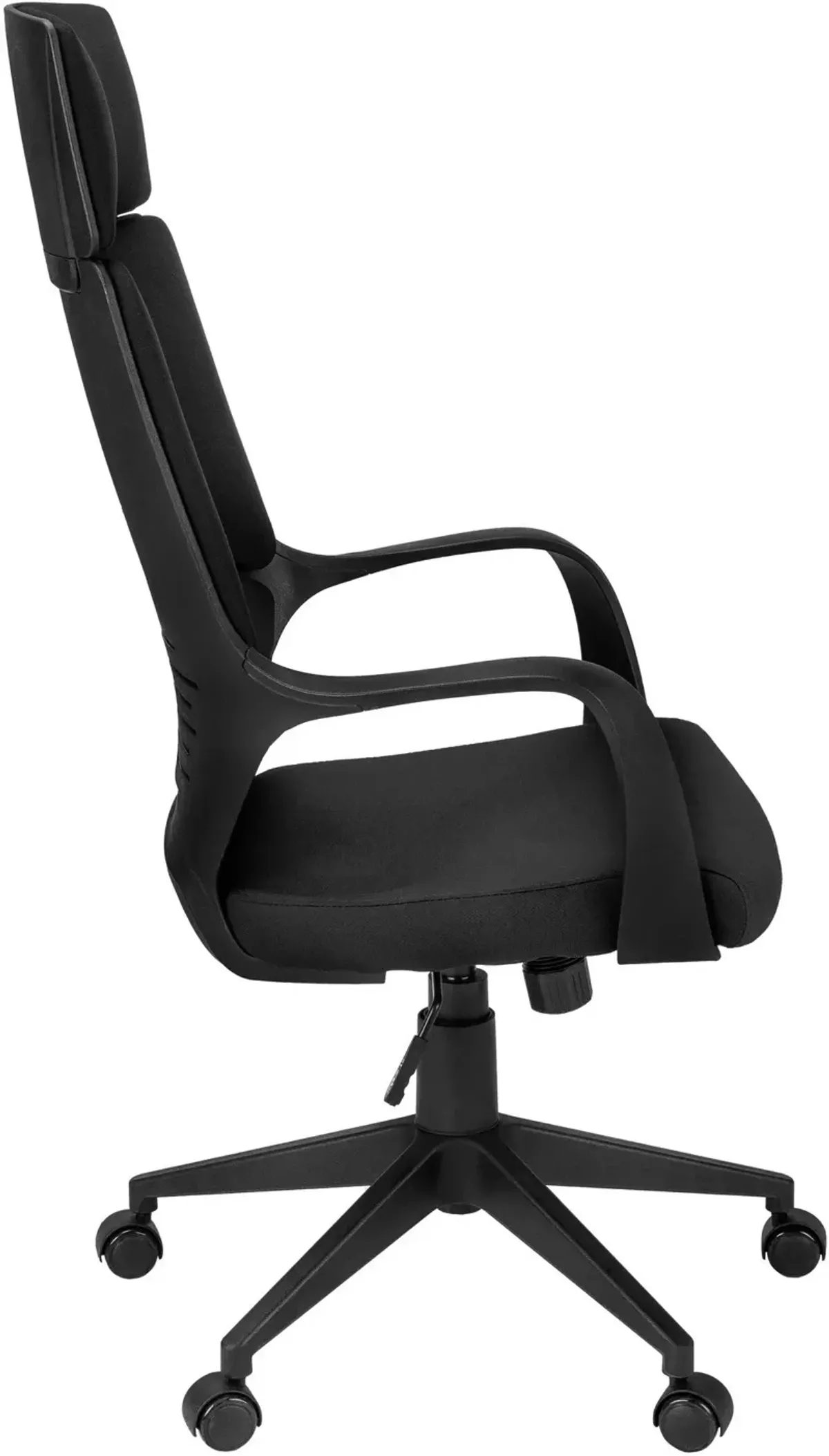 Inez Adjustable Swivel Desk Chair - Black/Black