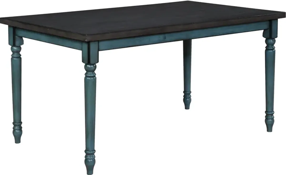 Clayes Dining Table - Teal