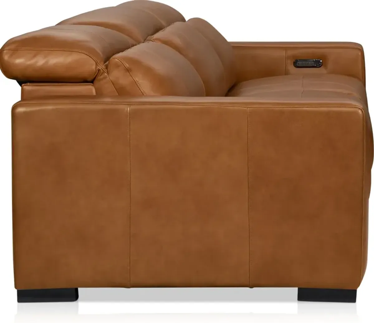 Chapman 3-Piece Dual-Power Reclining Sofa - Saddle