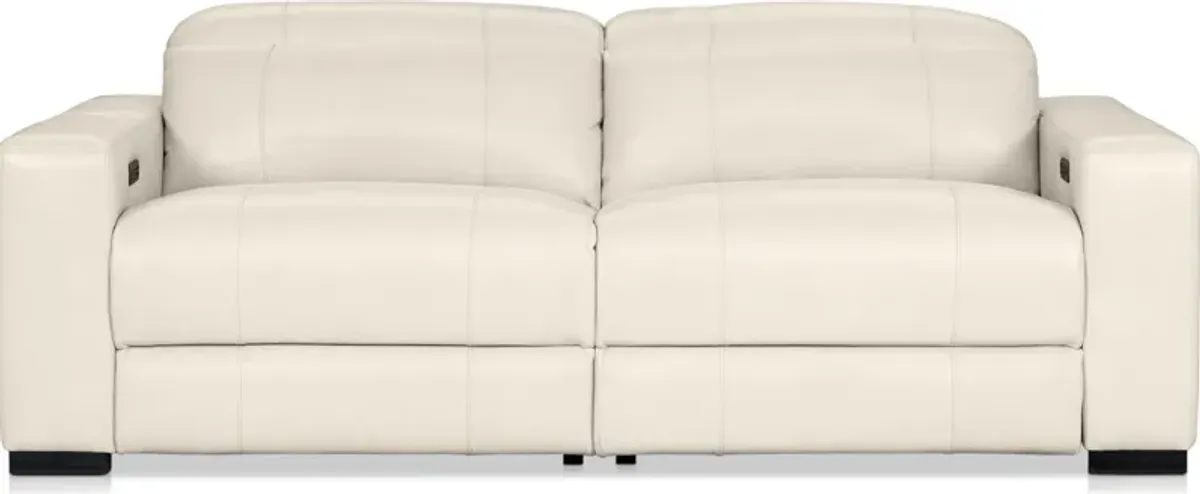 Chapman 2-Piece Dual-Power Reclining Sofa - Chalk