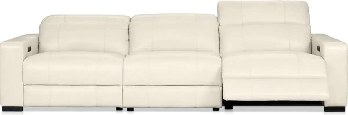 Chapman 3-Piece Dual-Power Reclining Sofa - Chalk