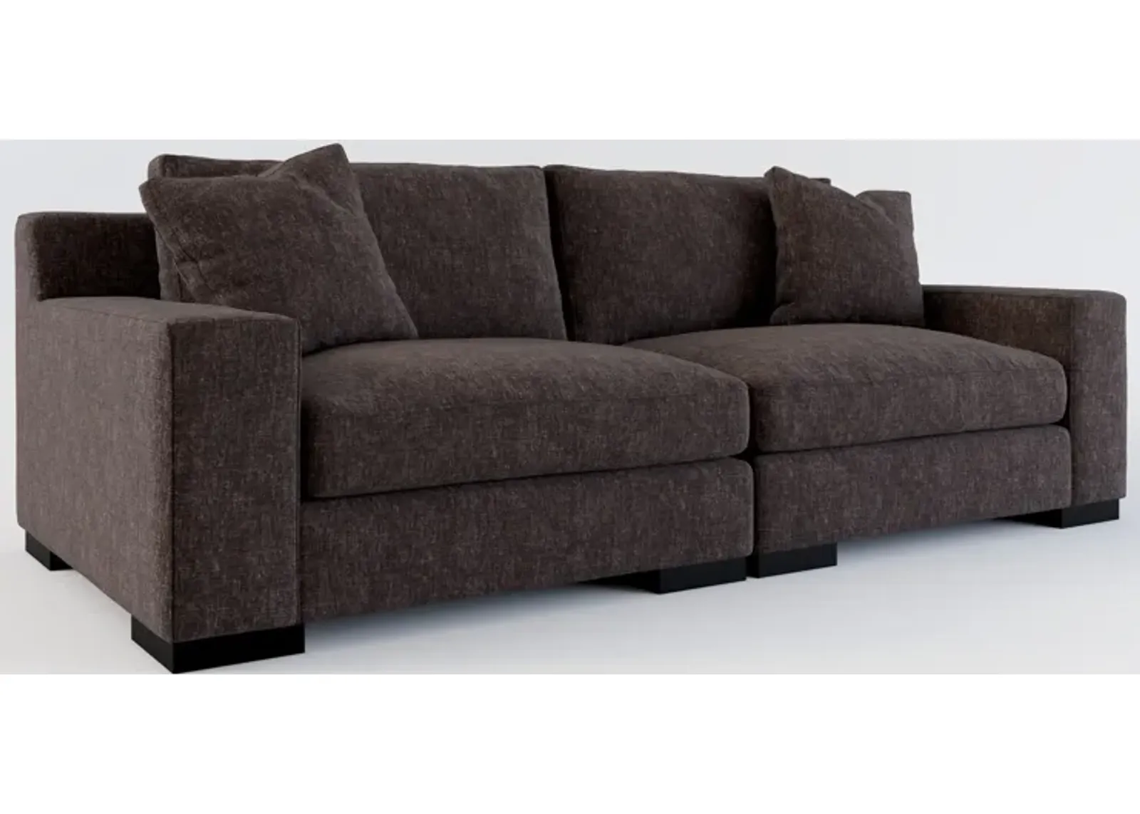 Bondi Foam Comfort 2-Piece Sofa - Contessa Java