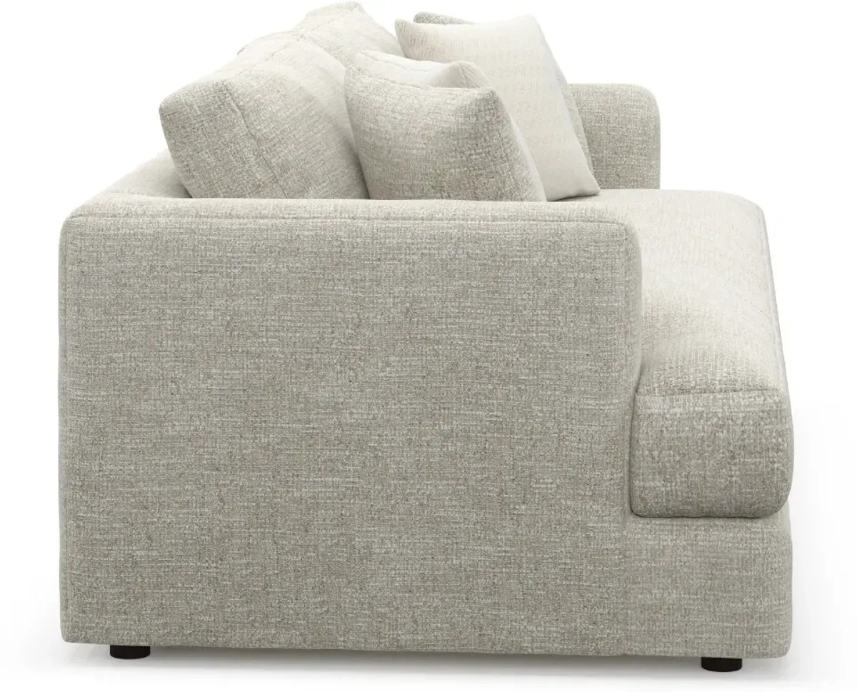 Ridley Hybrid Comfort Sofa and Loveseat Set - M Ivory