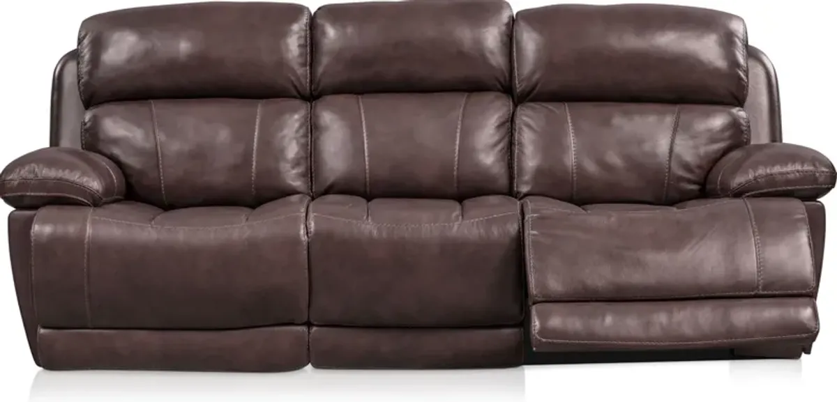 Monte Carlo Manual Reclining Sofa - Chocolate