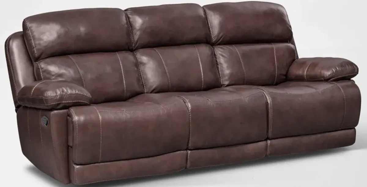 Monte Carlo Manual Reclining Sofa - Chocolate