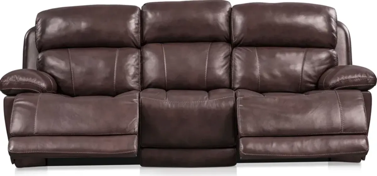 Monte Carlo Manual Reclining Sofa - Chocolate