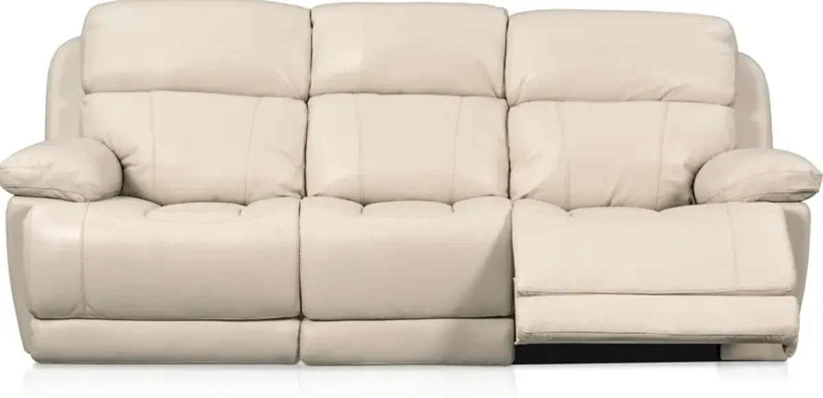 Monte Carlo Manual Reclining Sofa - Cream