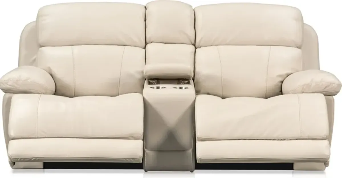 Monte Carlo Manual Reclining Loveseat - Cream