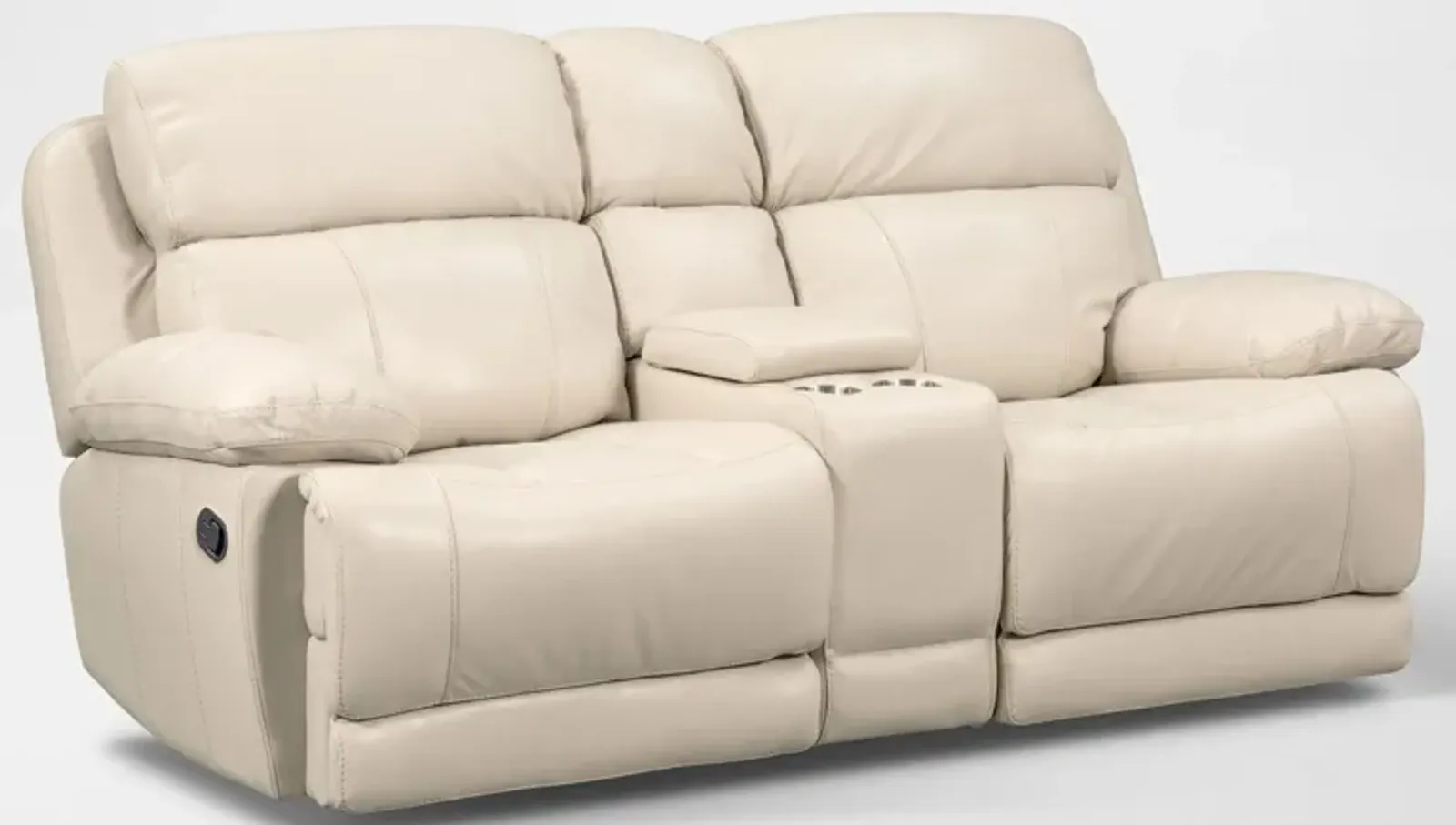 Monte Carlo Manual Reclining Loveseat - Cream