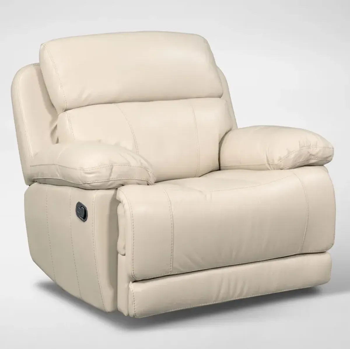 Monte Carlo Manual Reclining Sofa and Recliner Set - Cream