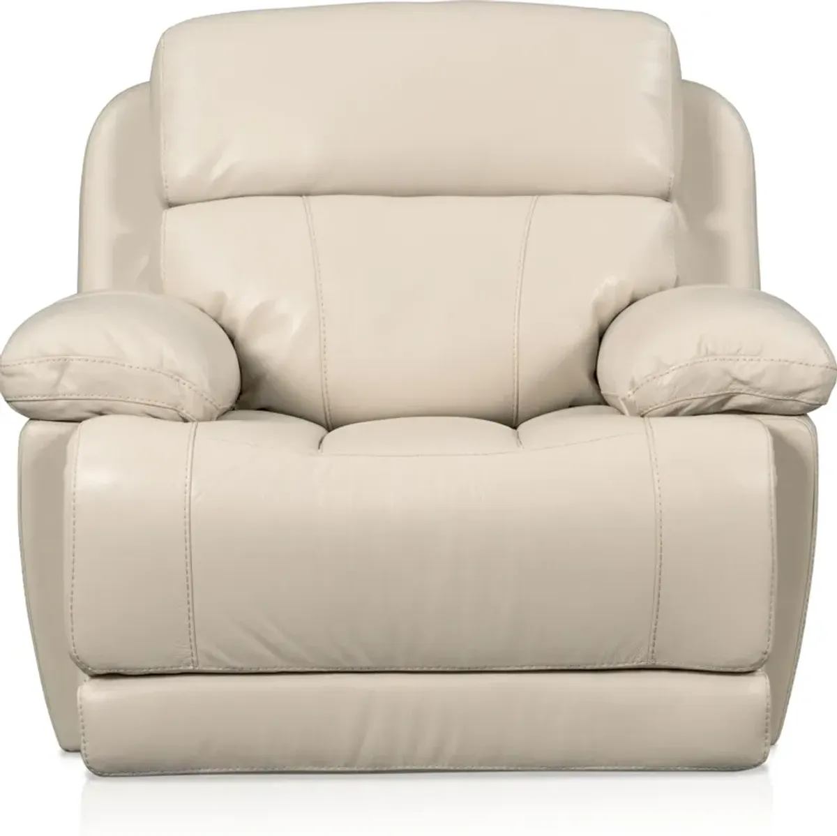 Monte Carlo Manual Reclining Sofa and Recliner Set - Cream