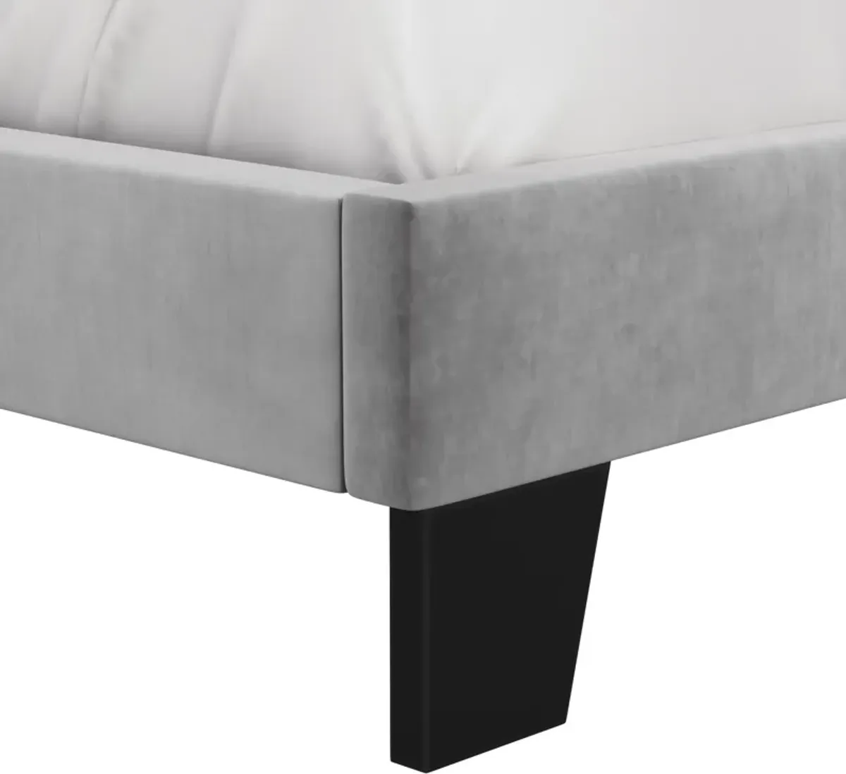 Oslo Full Upholstered Platform Bed - Gray