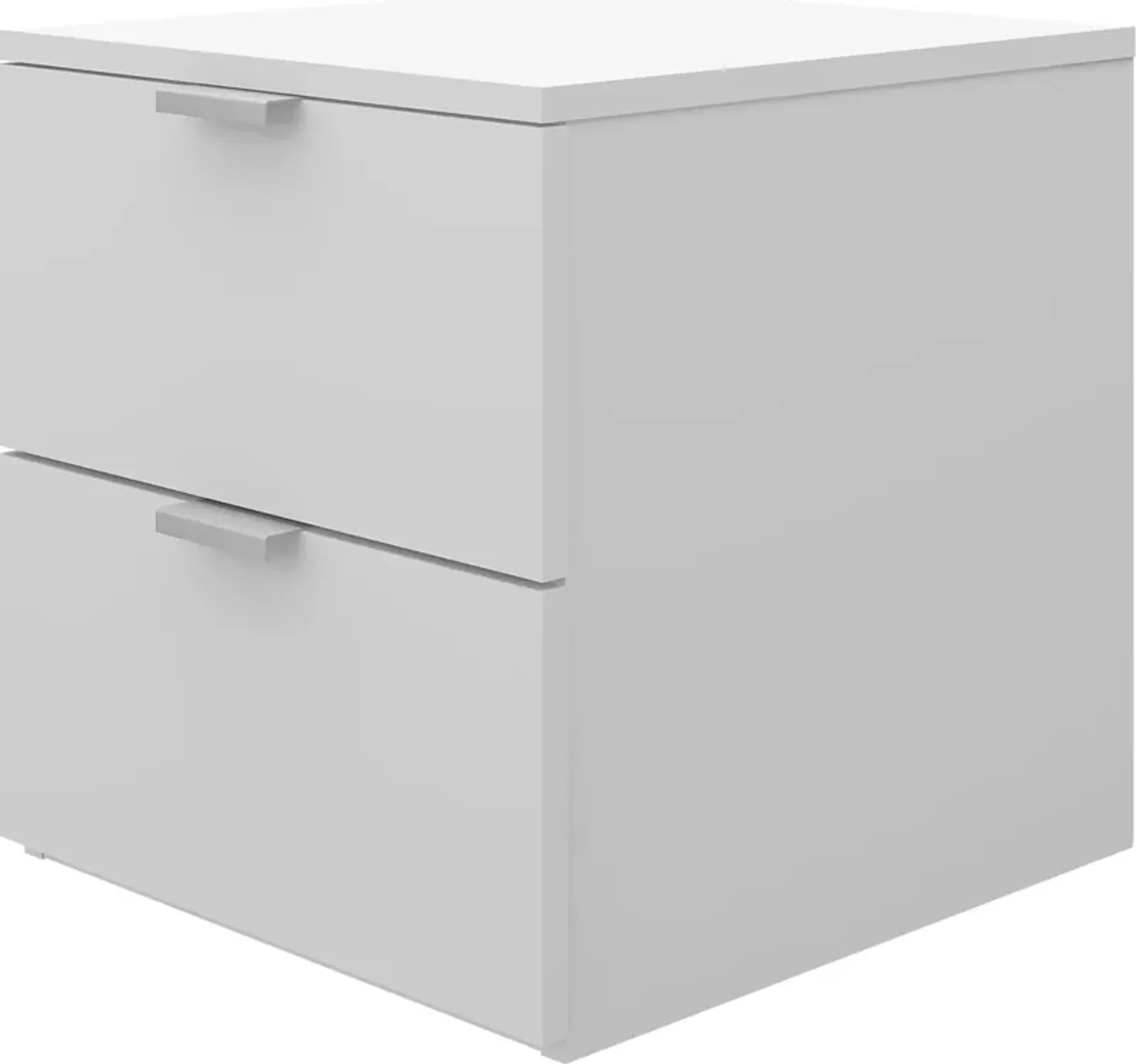 Samuel 2 Drawer Nightstand - White