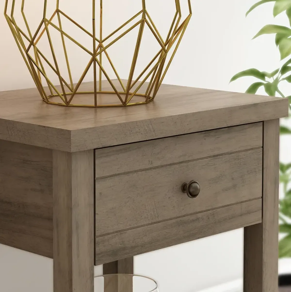 Quinn Nightstand - Brown