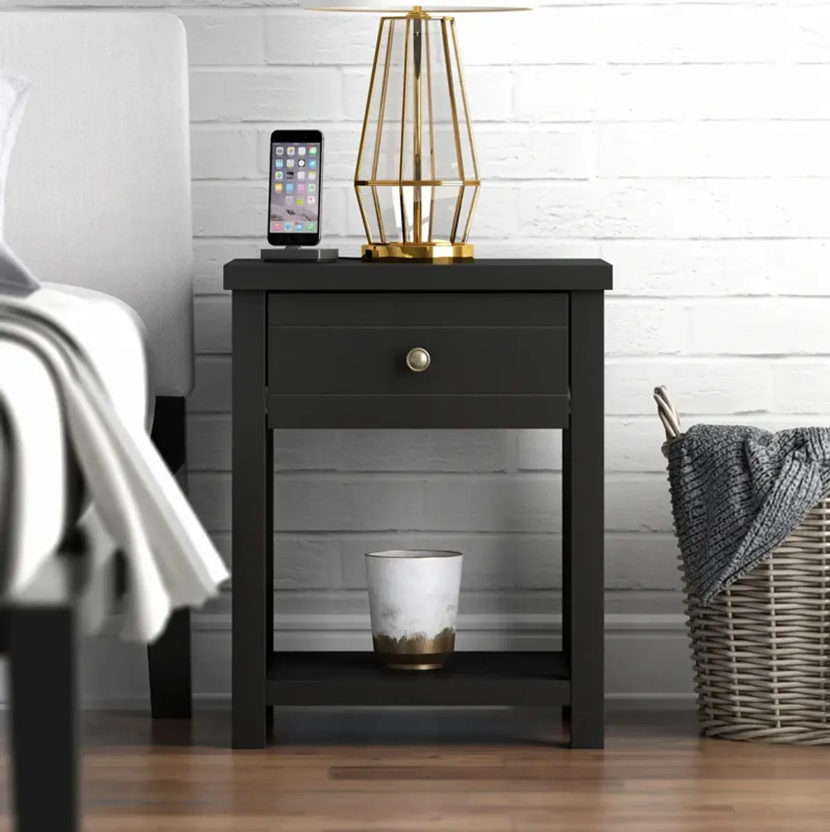 Quinn Nightstand - Black