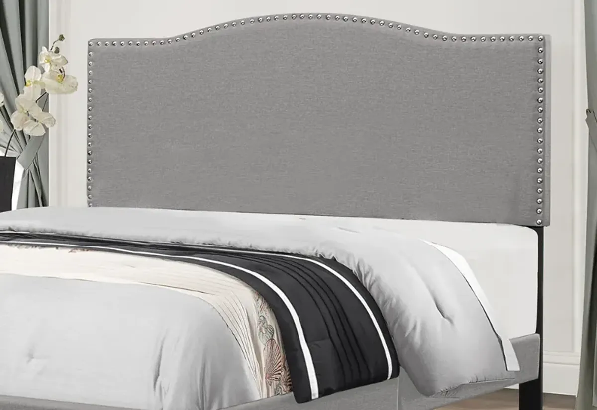 Windsong King Upholstered Bed - Gray