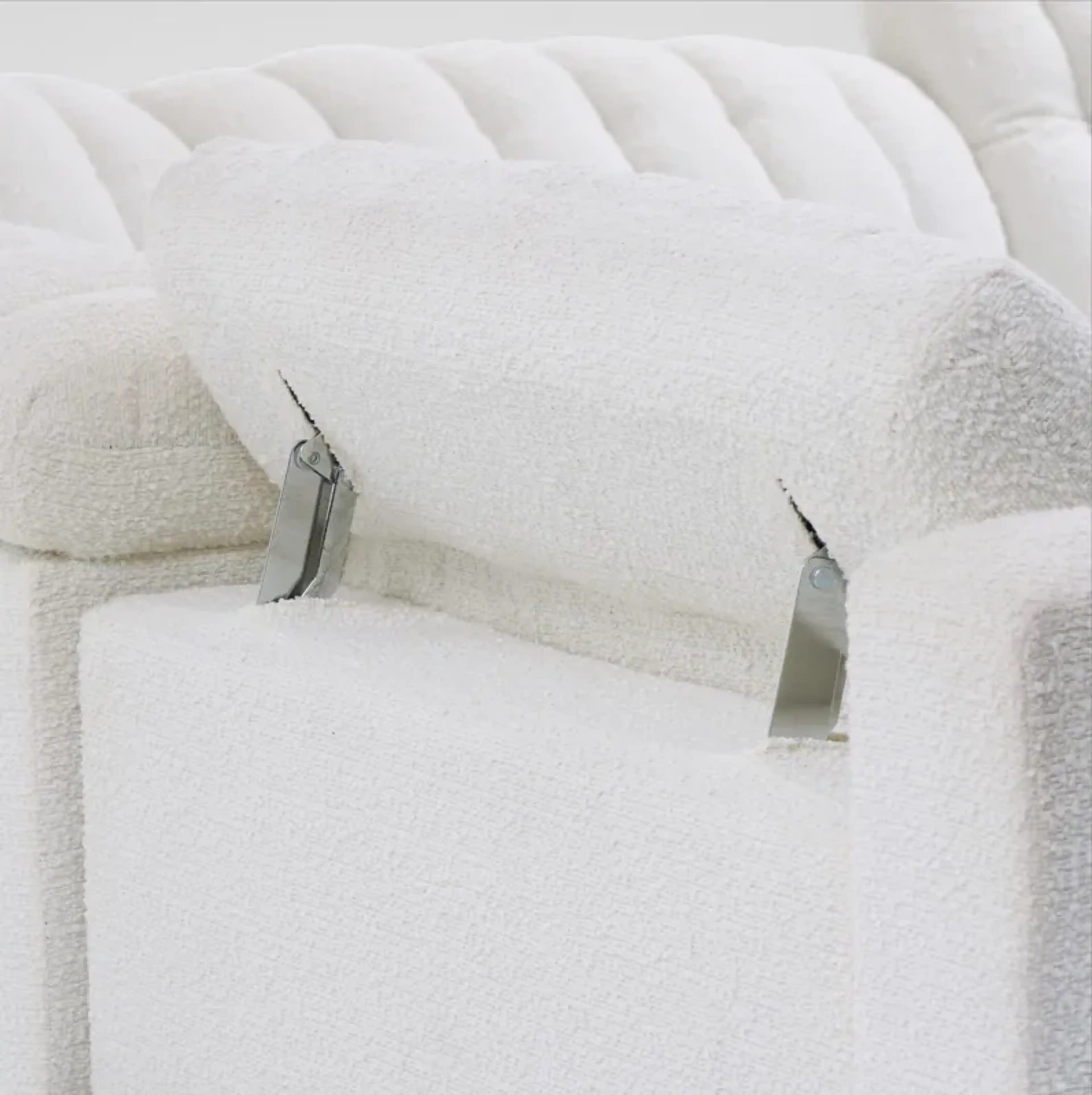 Coco 5-Piece Dual-Power Sectional - Snow | Furniture.com
