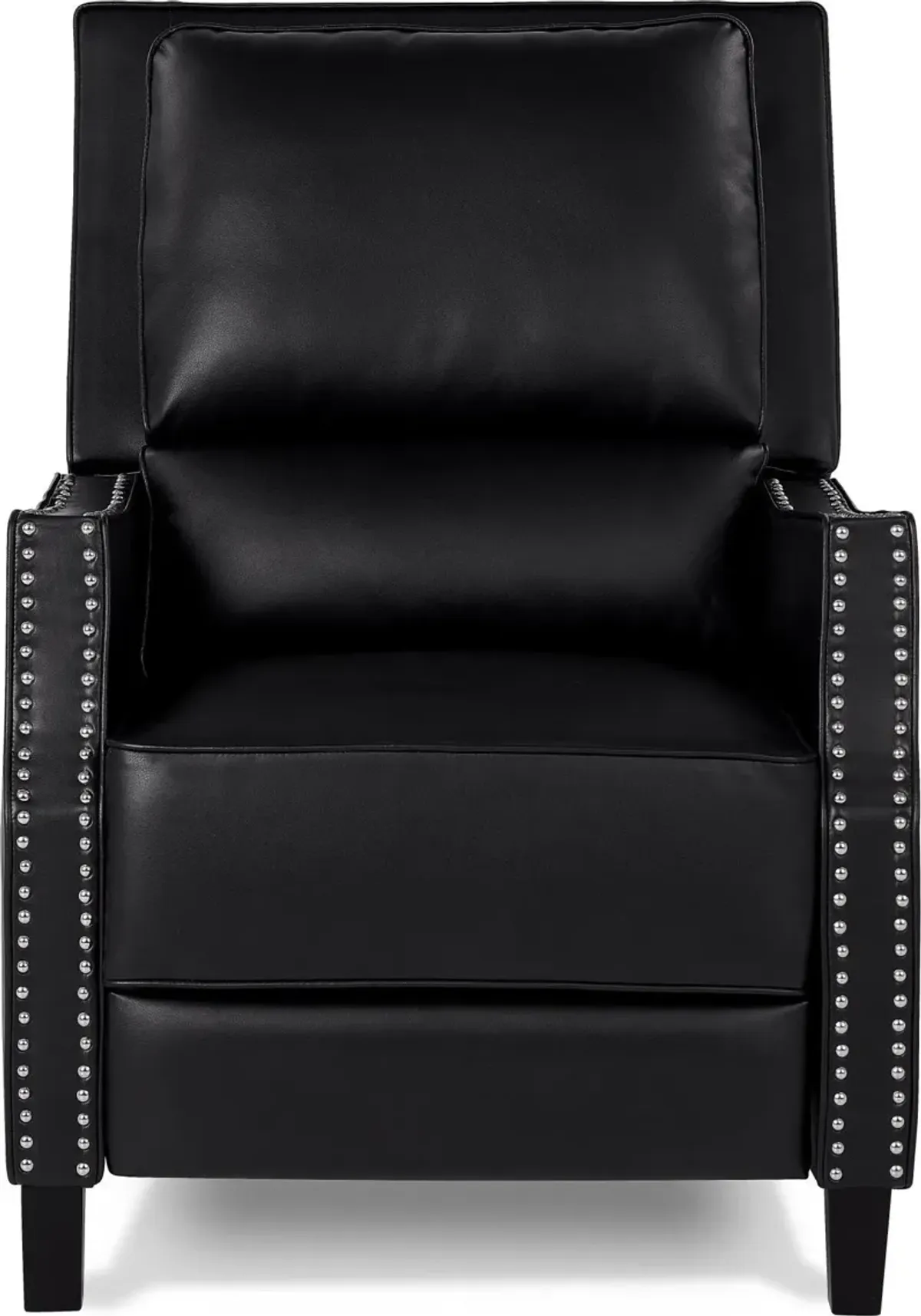 Caspian Pushback Recliner - Black