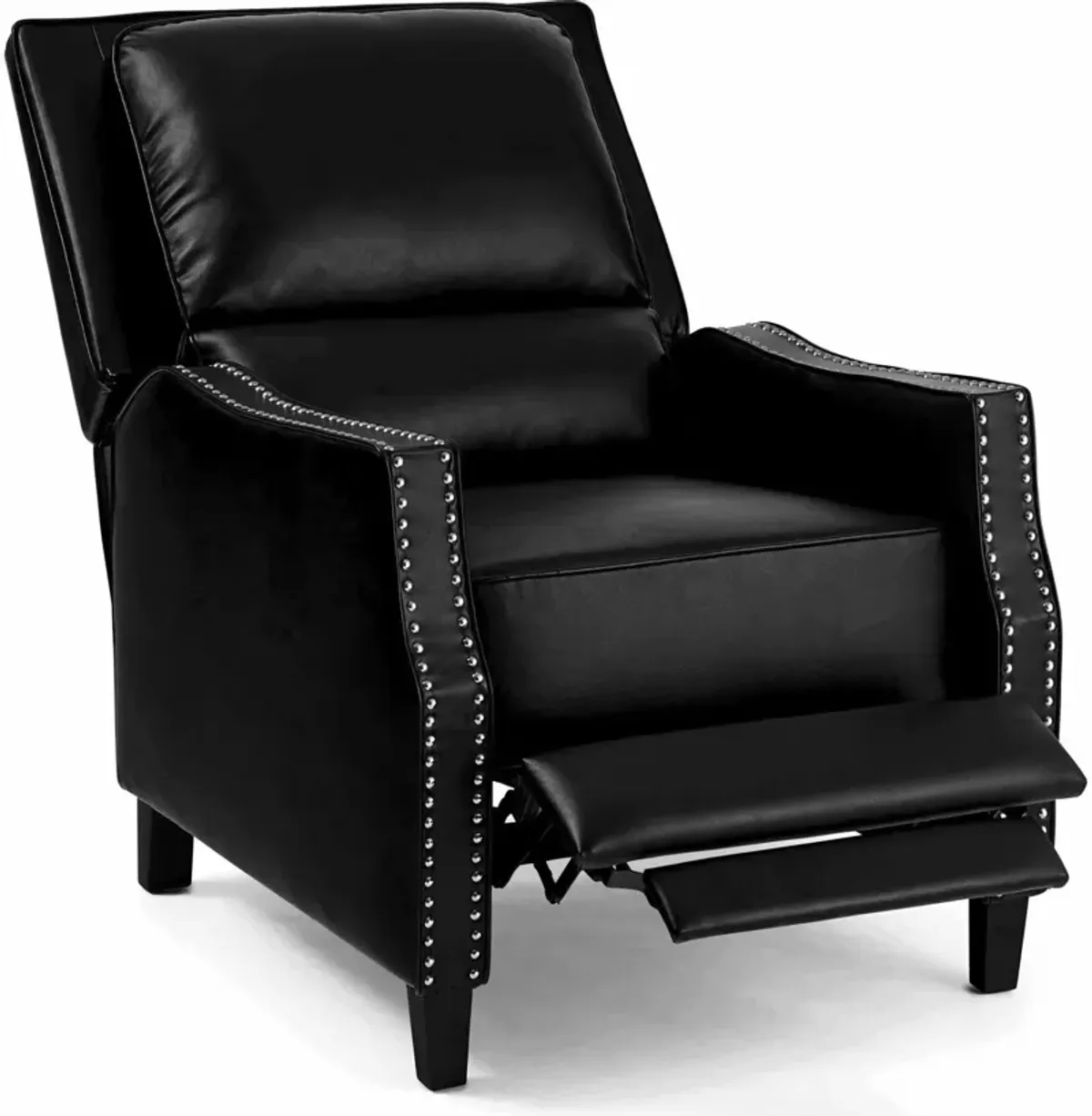 Caspian Pushback Recliner - Black