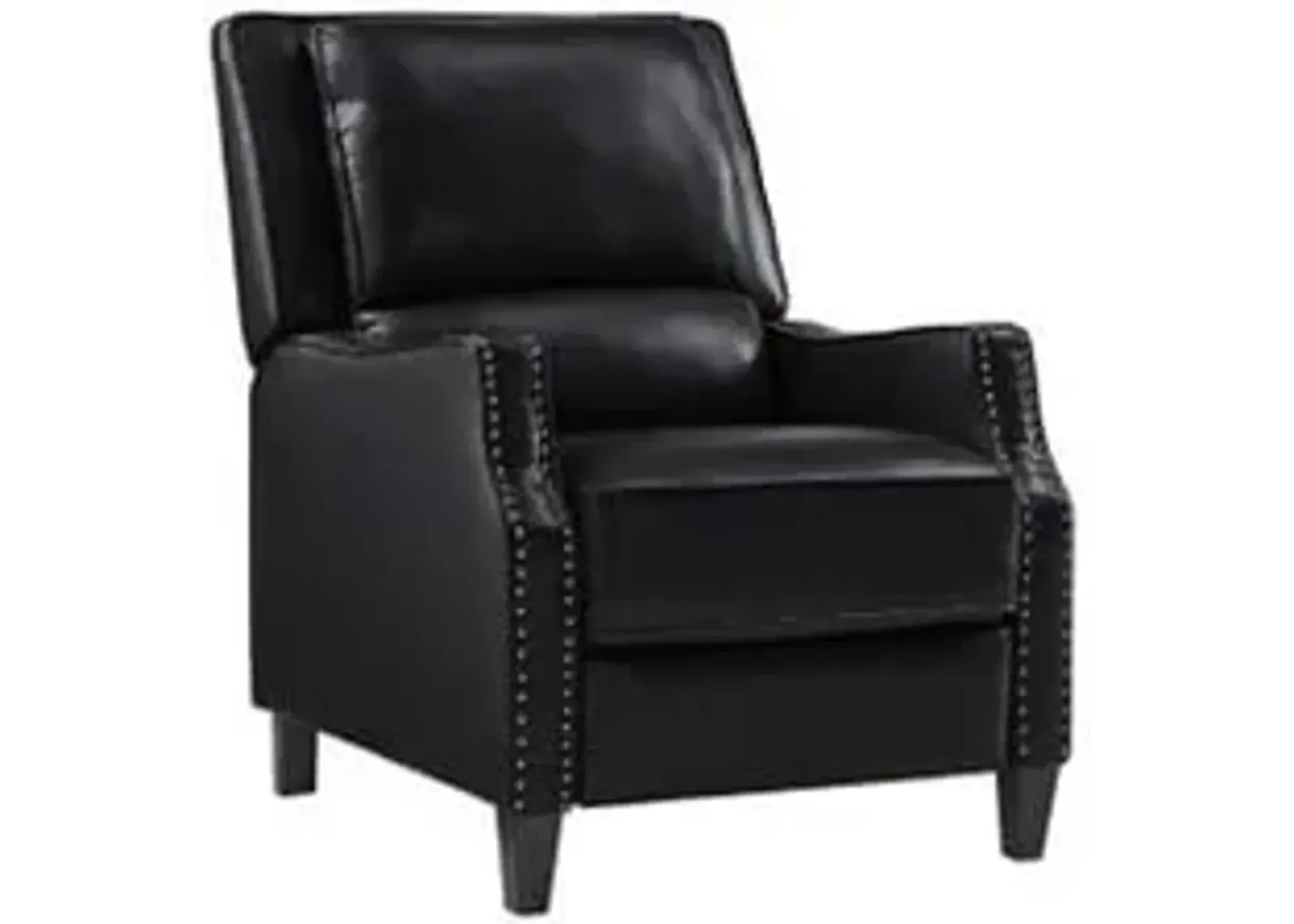 Caspian Pushback Recliner - Black