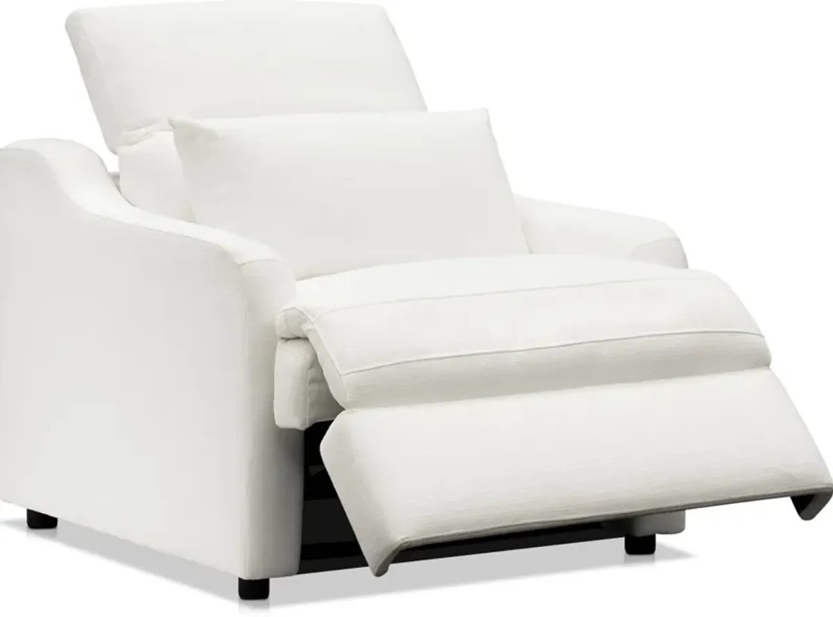 Gentry Dual-Power Recliner - Arctic