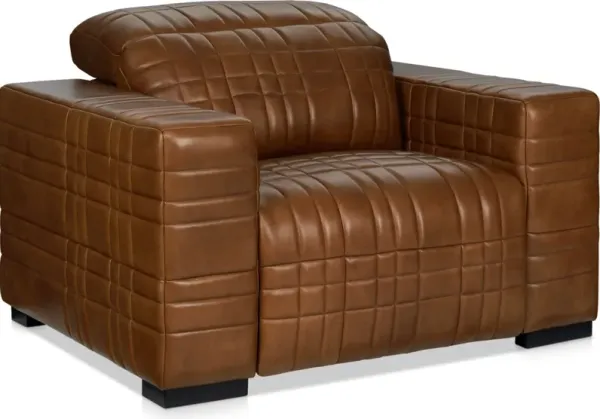 Ralston Dual-Power Recliner - Brown