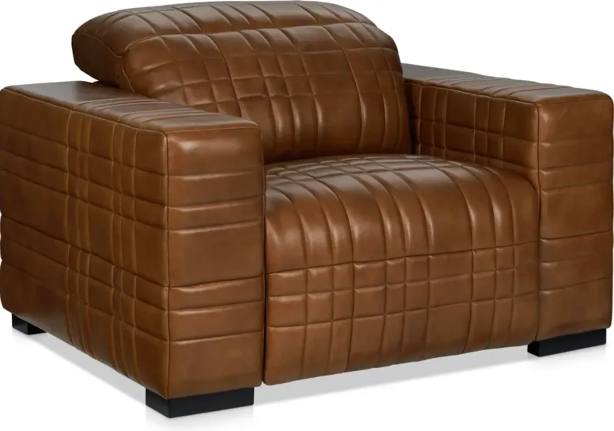 Ralston Dual-Power Reclining Sofa and Recliner Set - Brown