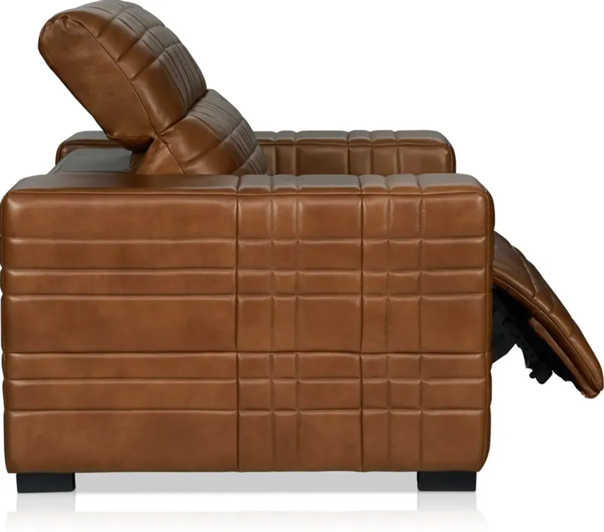 Ralston Dual-Power Reclining Sofa, Loveseat and Recliner Set - Brown