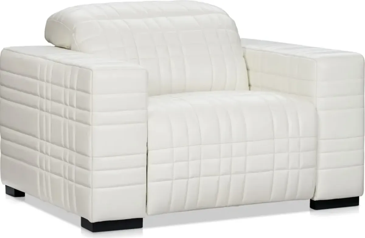 Ralston Dual-Power Reclining Sofa and Recliner Set - White