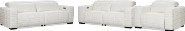 Ralston Dual-Power Reclining Sofa, Loveseat and Recliner Set