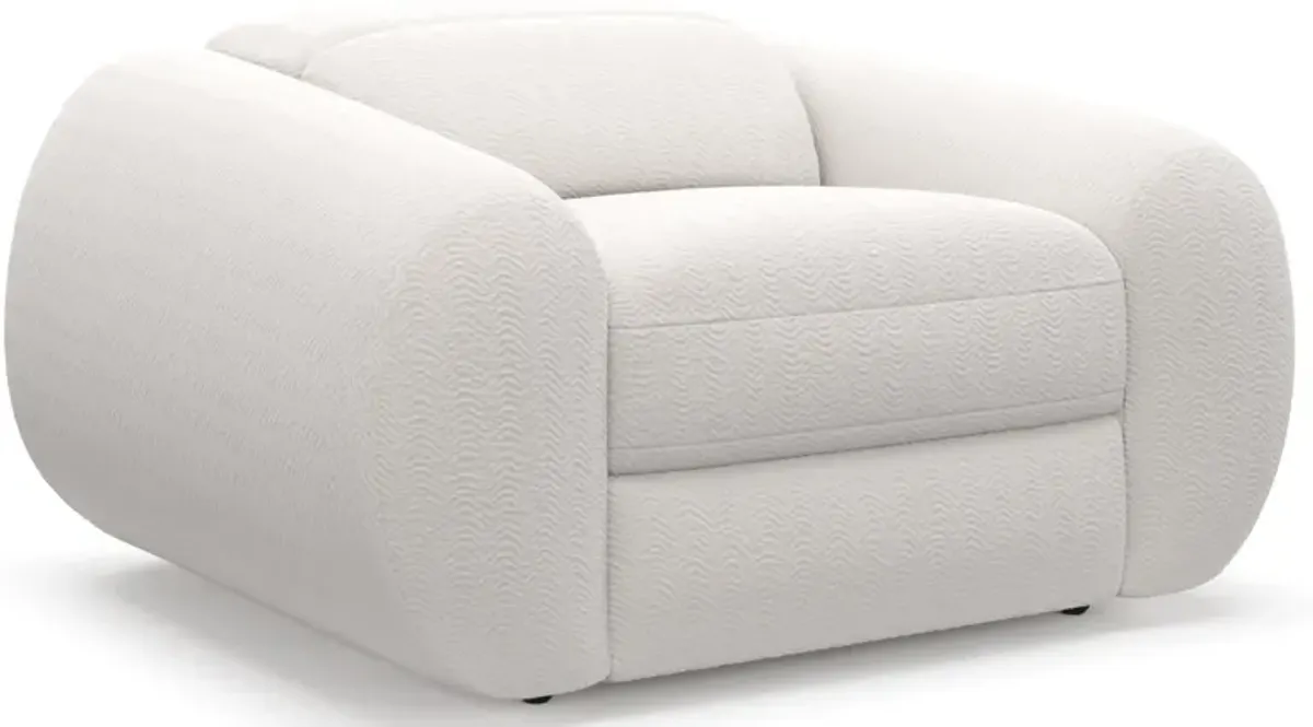 Aura Dual-Power Reclining Sofa and Recliner Set - Ivory