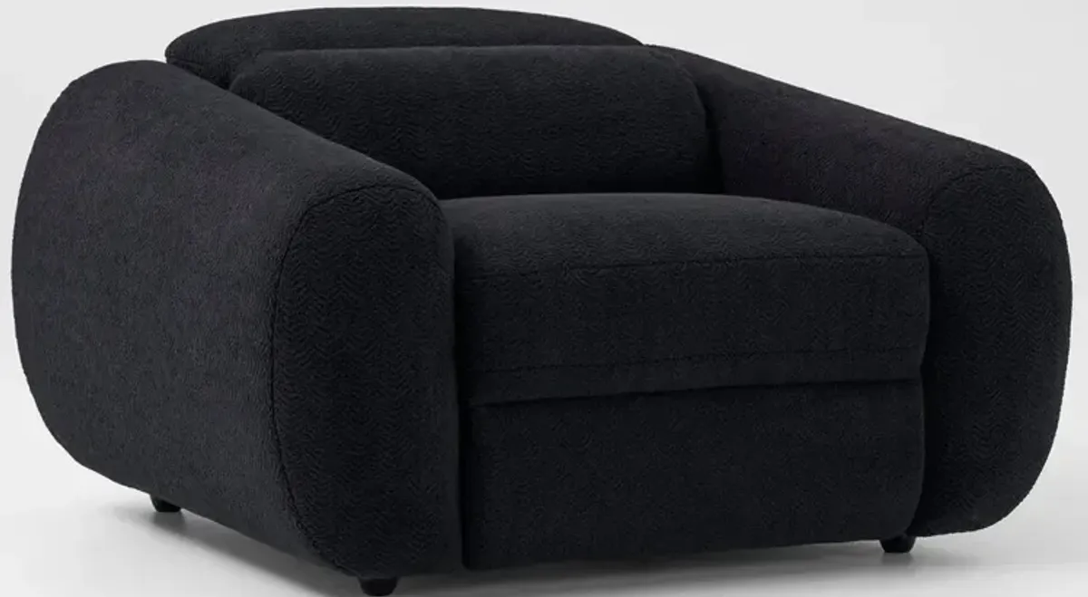 Aura Dual-Power Recliner - Black