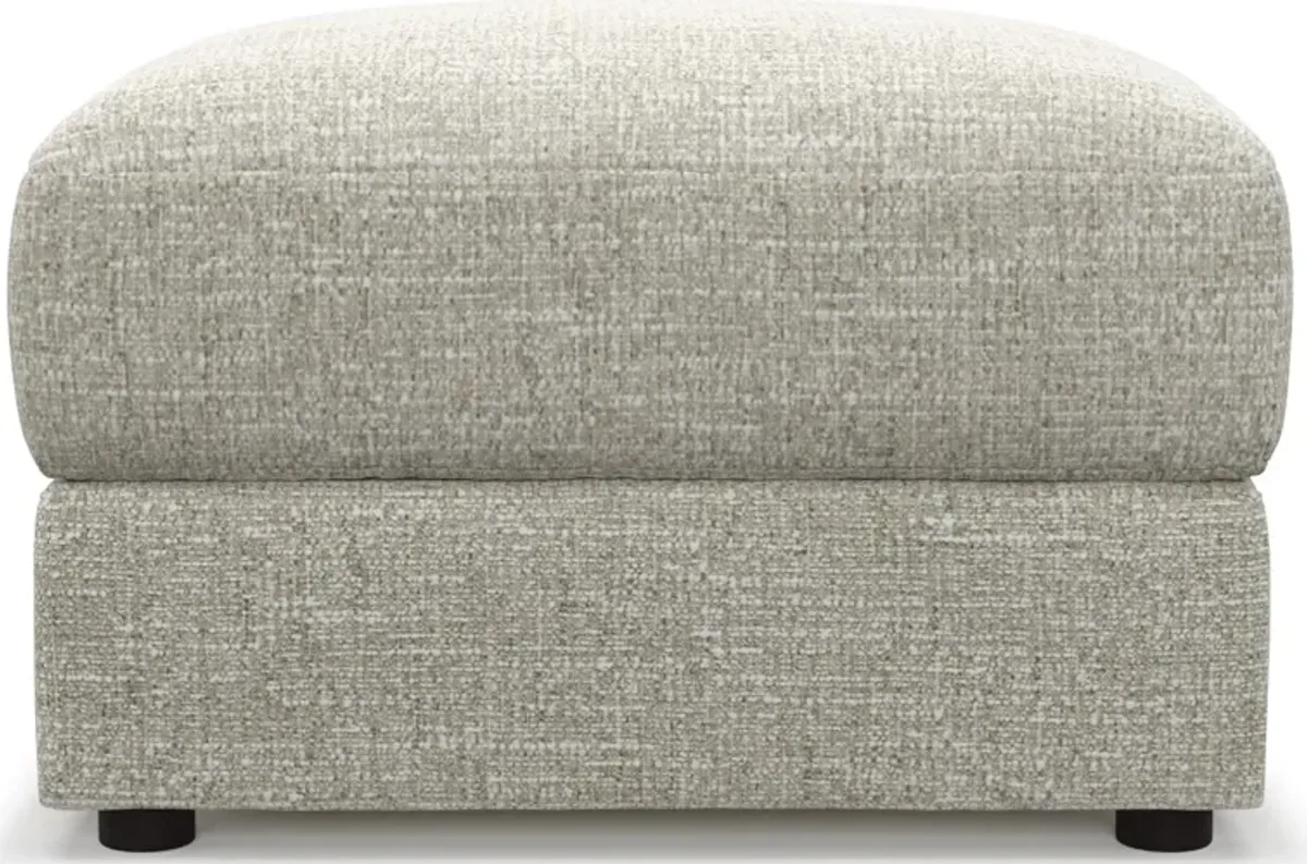 Ridley Hybrid Comfort Ottoman - M Ivory