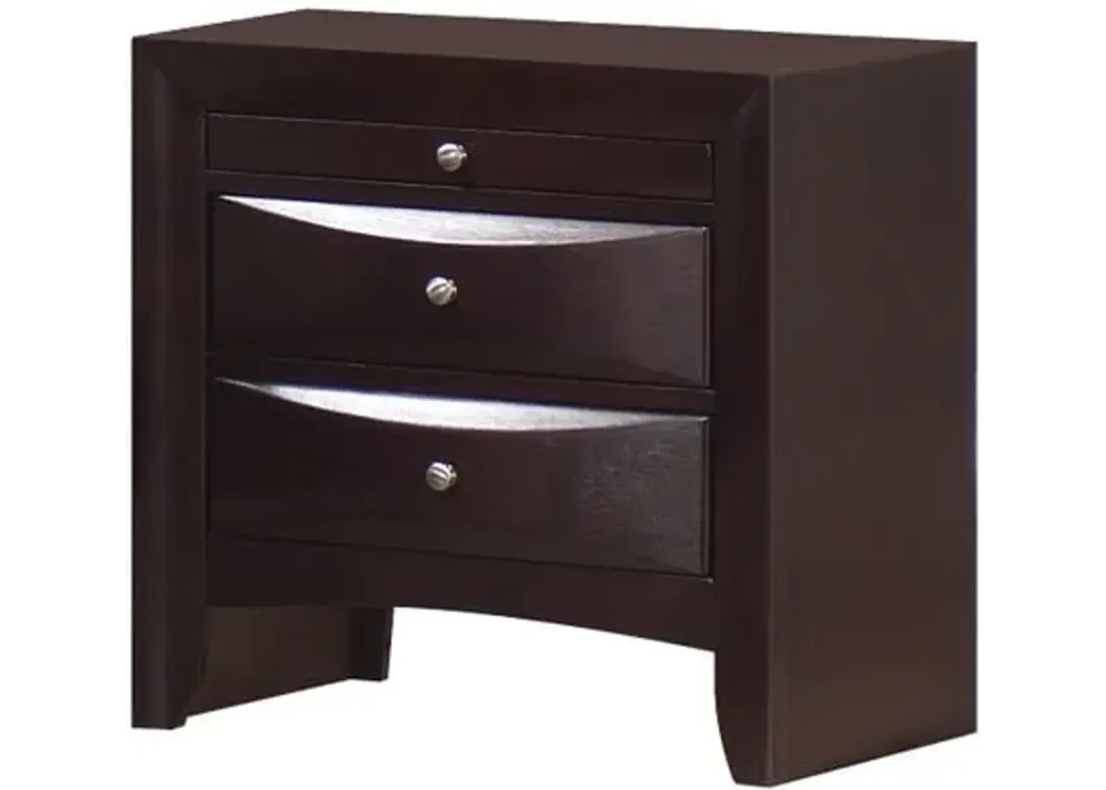 Wisteria 2 Drawer Nightstand - Brown