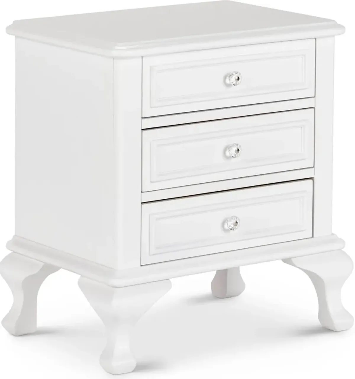 Quill 2 Drawer Nightstand - White