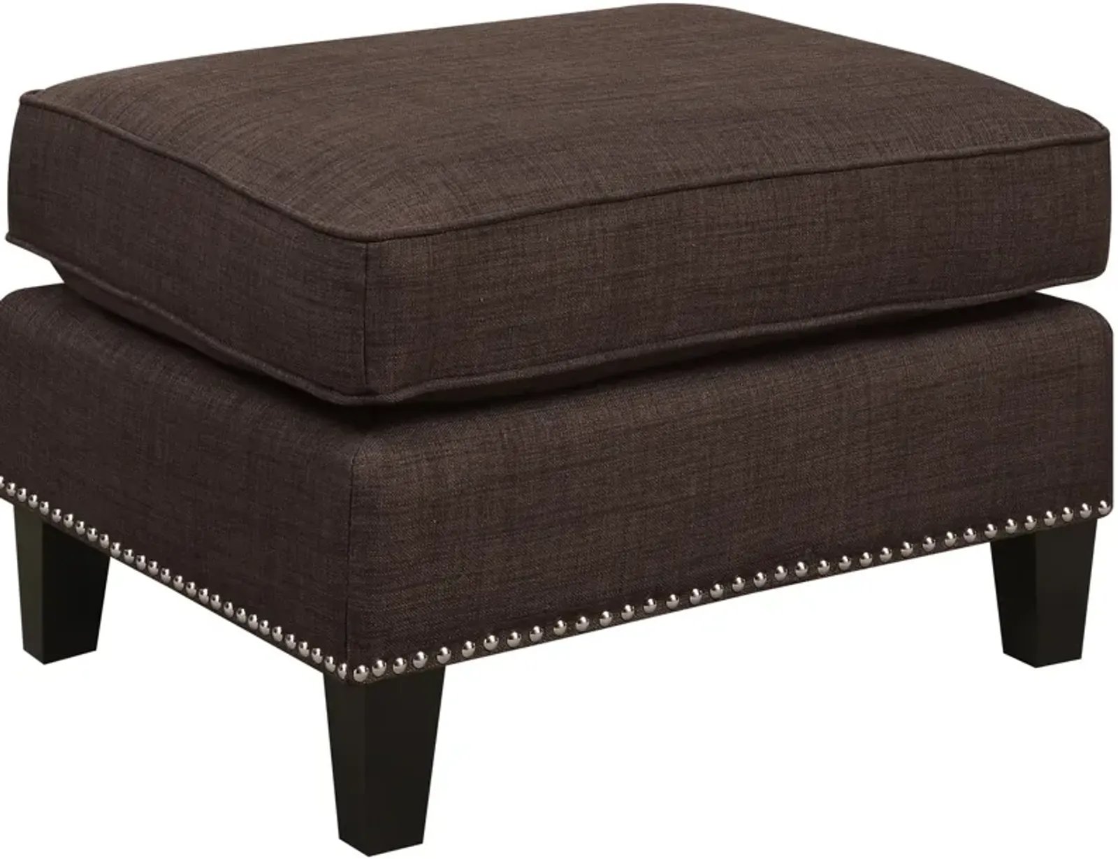 Adonis Ottoman - Chocolate