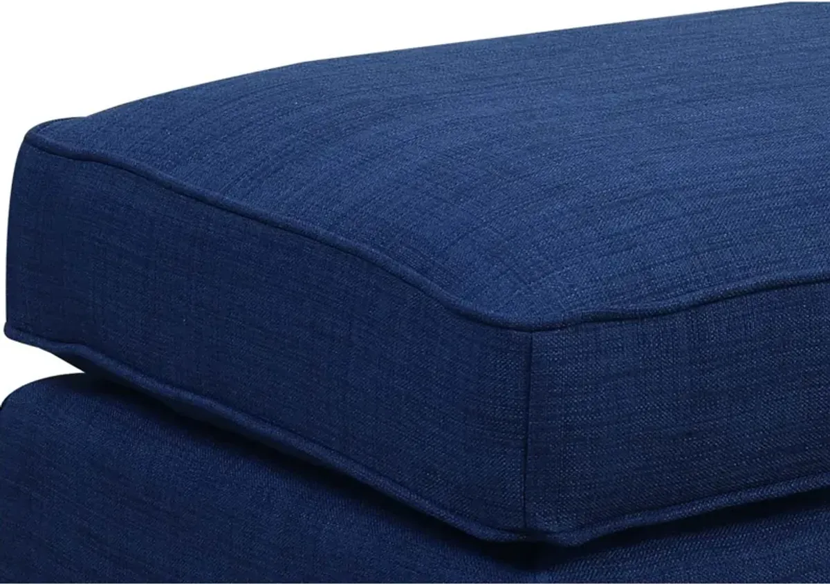 Adonis Ottoman - Blue