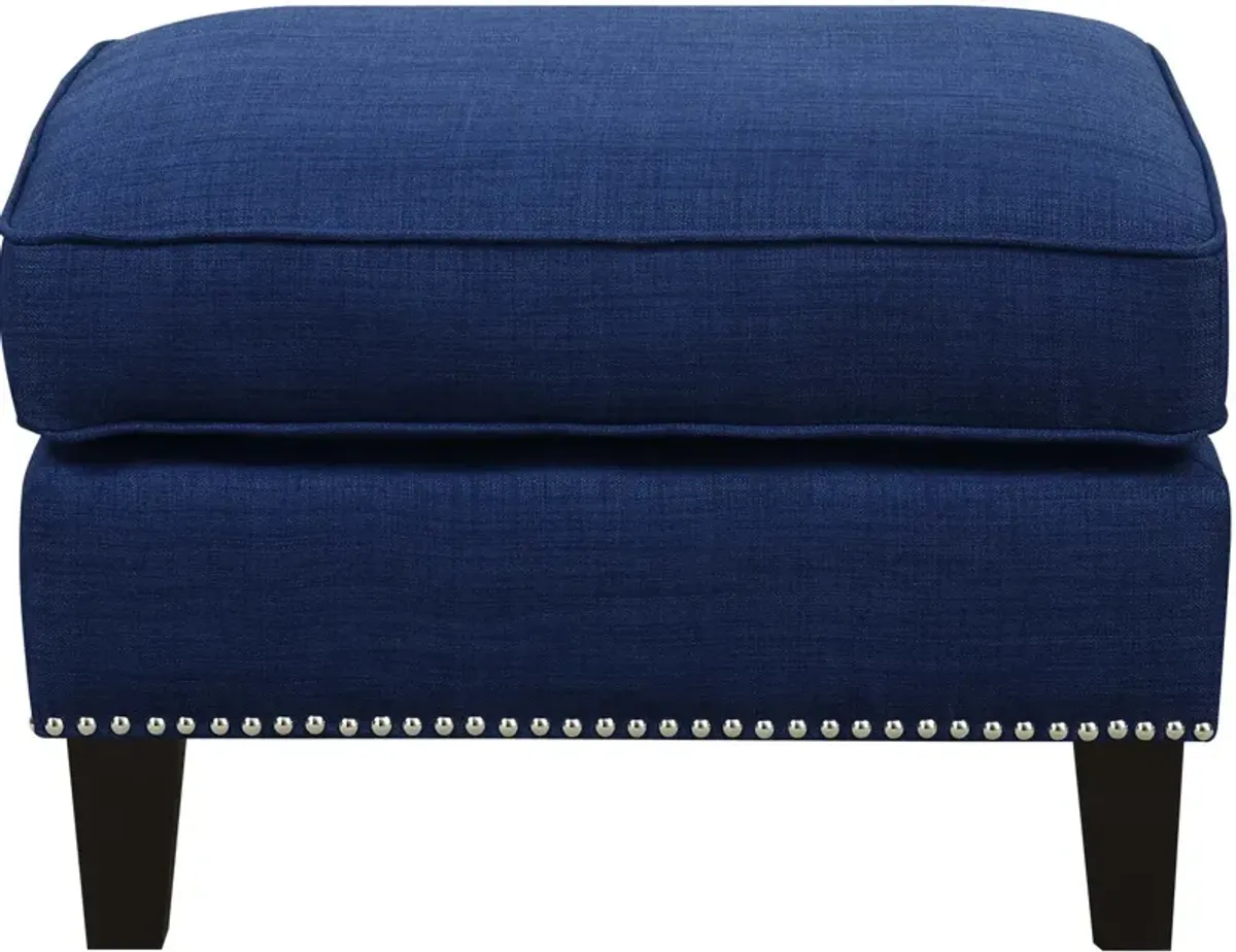 Adonis Ottoman - Blue