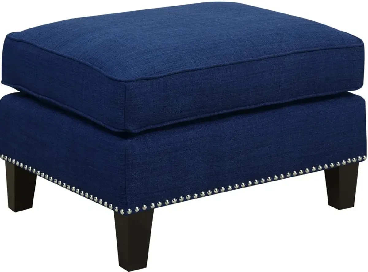 Adonis Ottoman - Blue