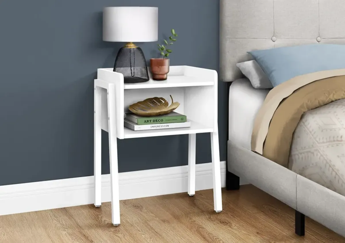 Warrick Nightstand - White/White