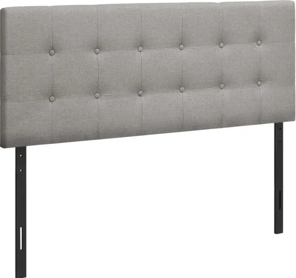 Kennedy Full Upholstered Headboard - Gray