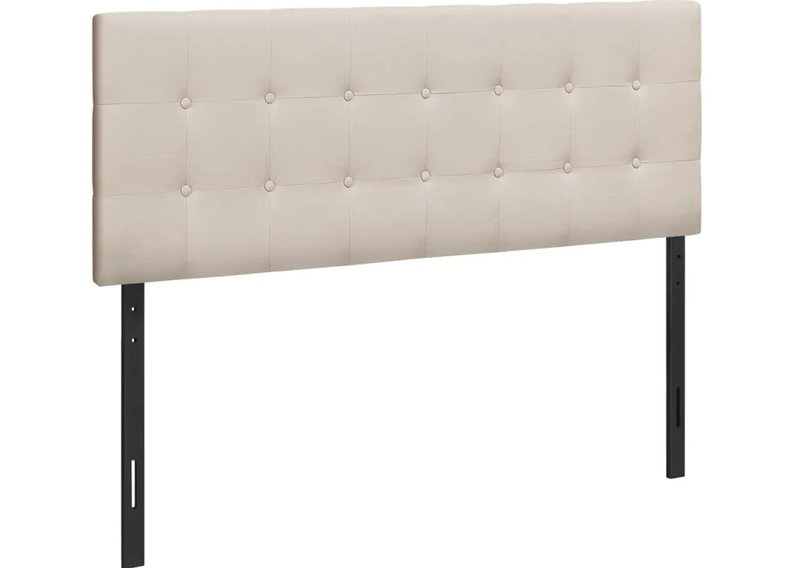 Kennedy Queen Upholstered Headboard - Beige